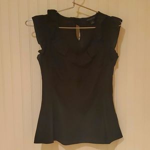 Banana Republic black cap sleeve top size XS